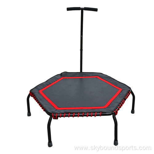 50 inch Fitness Trampolines with Adjustable Foam Handle